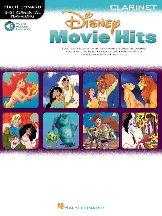 DISNEY MOVIE HITS FOR CLARINET BK/OLA