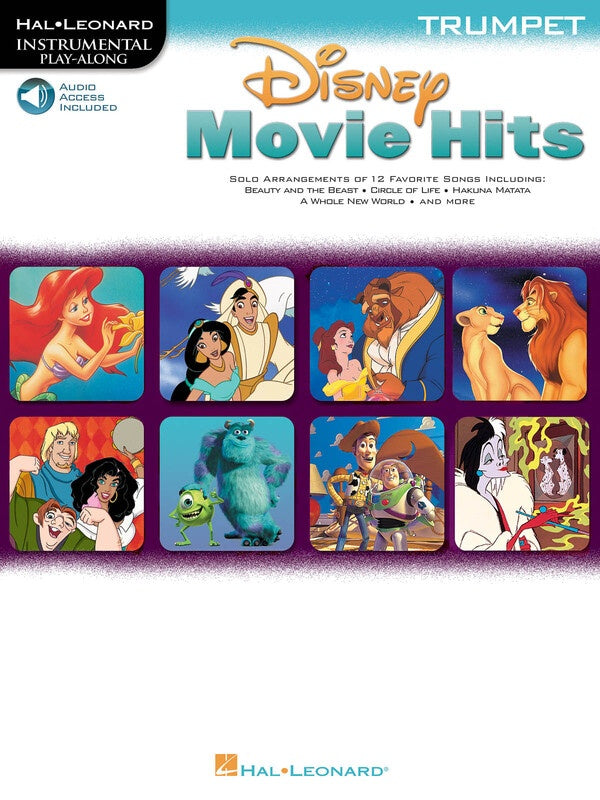 DISNEY MOVIE HITS FOR TRUMPET BK/OLA