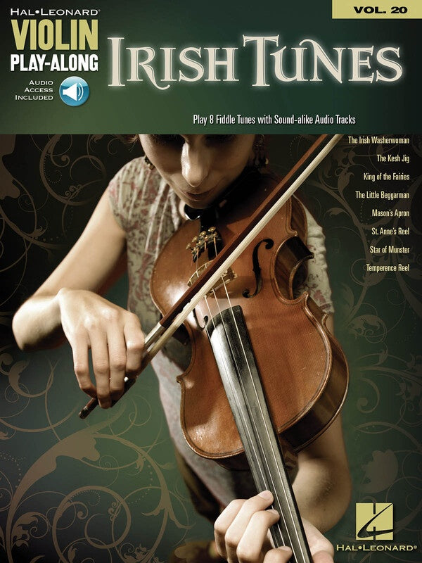 IRISH TUNES VIOLIN PLAYALONG V20 BK/OLA