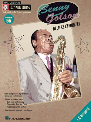 BENNY GOLSON JAZZ PLAY ALONG BK/CD V55