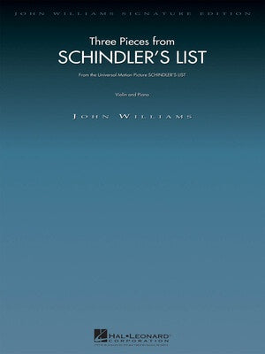 3 PIECES FROM SCHINDLERS LIST VIOLIN/PIANO