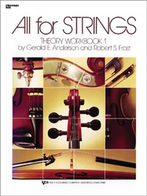 ALL FOR STRINGS THEORY WORKBOOK 1 DOUBLE BASS