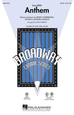 ANTHEM FROM CHESS SATB