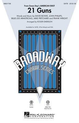 21 GUNS (FROM AMERICAN IDIOT) SATB