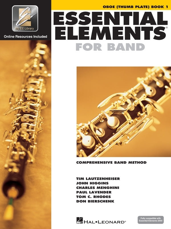 ESSENTIAL ELEMENTS 2000 BK1 OBOE THUMB/PLATE BK/CD EE