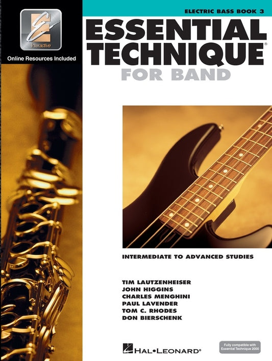 ESSENTIAL TECHNIQUE FOR BAND BK3 ELECTR BASS EEI