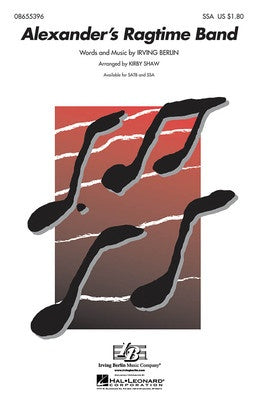ALEXANDERS RAGTIME BAND SSA ARR SHAW