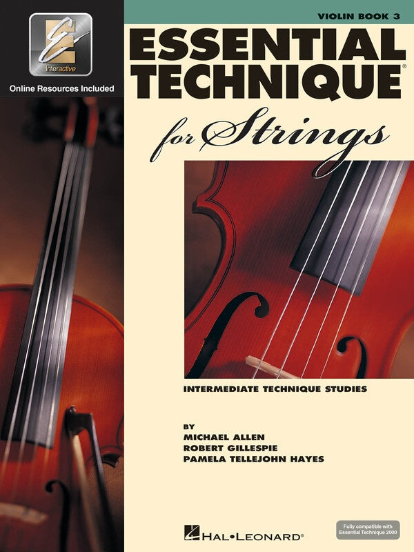 ESSENTIAL TECHNIQUE FOR STRINGS BK3 VIOLIN EEI