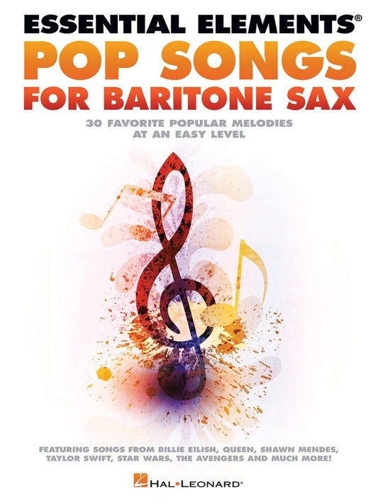 ESSENTIAL ELEMENTS POP SONGS FOR BARITONE SAX