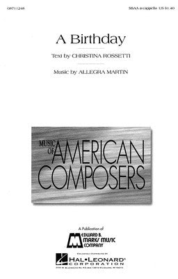 BIRTHDAY SSAA A CAPP