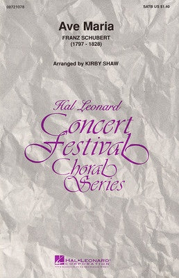 AVE MARIA SATB ARR SHAW