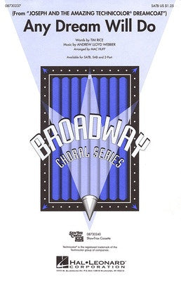 ANY DREAM WILL DO SATB