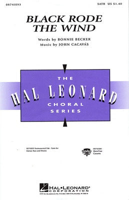 BLACK RODE THE WIND SATB