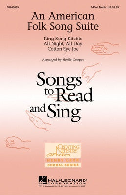 AN AMERICAN FOLK SONG SUITE 3PT TREBLE