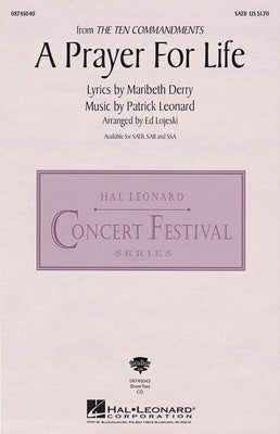 A PRAYER FOR LIFE SHTXCD