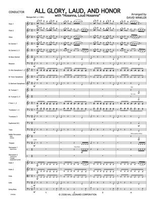 ALL GLORY LAUD AND HONOR