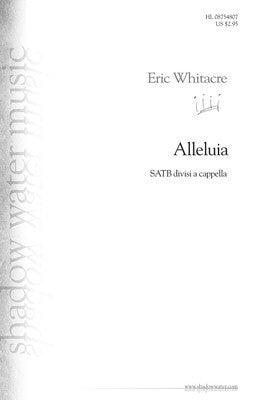 ALLELUIA SATB DIV A CAPPELLA