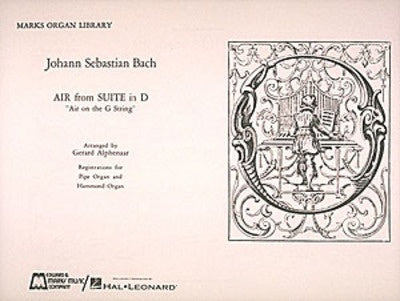 BACH - AIR FROM SUITE IN D (AIR ON THE G STRING) FOR ORGAN