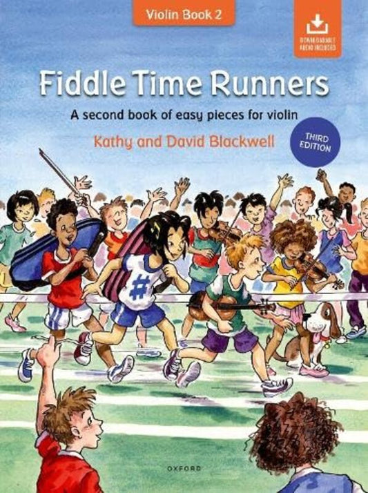 FIDDLE TIME RUNNERS VIOLIN BOOK 2 BK/OLA 3RD EDITION