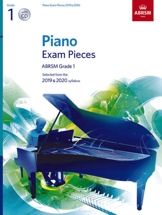 ABRSM PIANO EXAM PIECES 2019-2020 GR 1 BK/CD