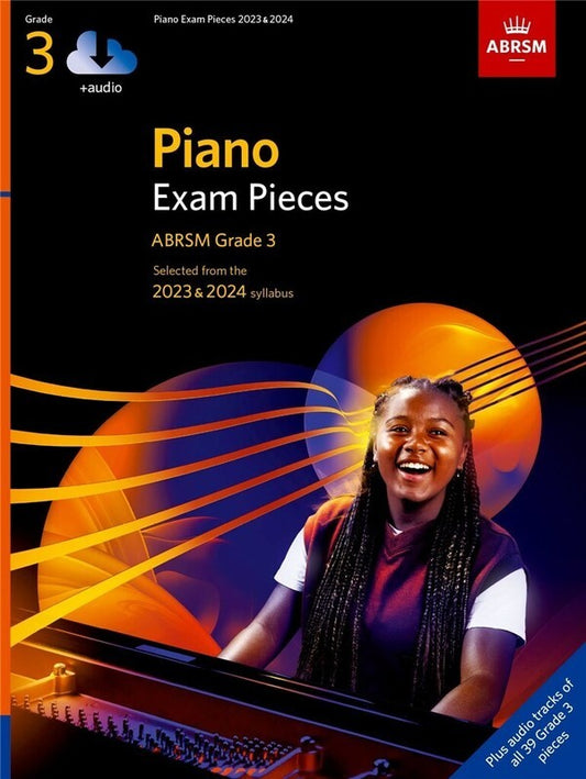 ABRSM PIANO EXAM PIECES 2023-2024 GRADE 3 BK/OLA