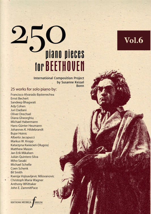 250 PIANO PIECES FOR BEETHOVEN VOL 6