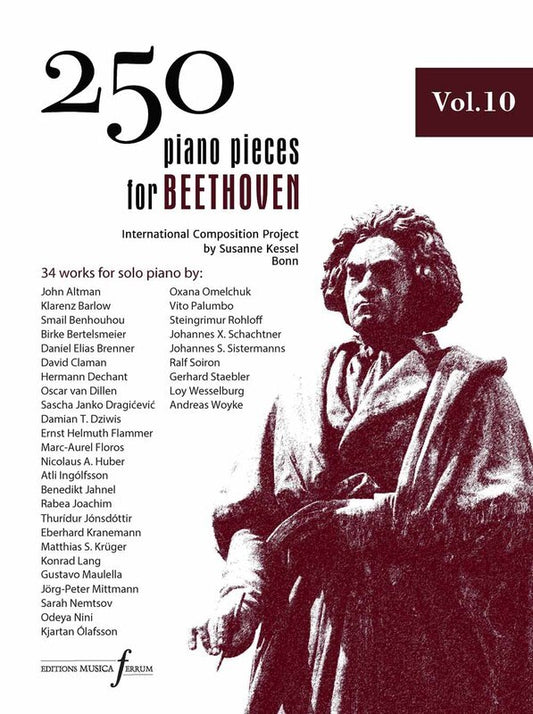 250 PIANO PIECES FOR BEETHOVEN VOL 10