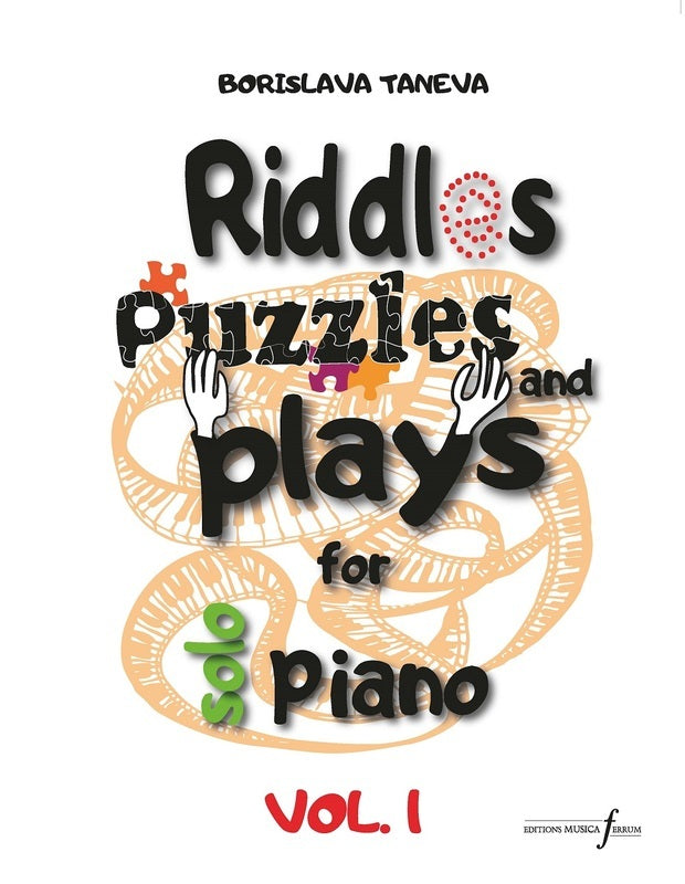 TANEVA - RIDDLES PUZZLES AND PLAYS VOL 1 FOR PIANO