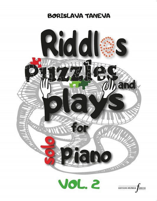 TANEVA - RIDDLES PUZZLES AND PLAYS VOL 2 FOR PIANO