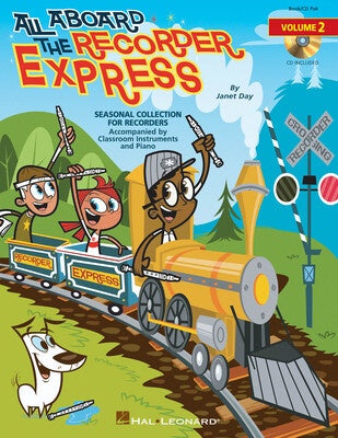 ALL ABOARD THE RECORDER EXPRESS VOL 2 BK/CD