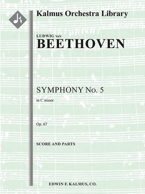 BEETHOVEN - SYMPHONY NO 5 C MINOR OP 6 ORCHESTRA SC/PTS