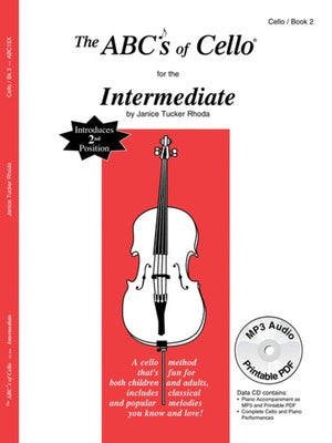 ABCS OF CELLO BK 2 INTERMEDIATE BK/OLA