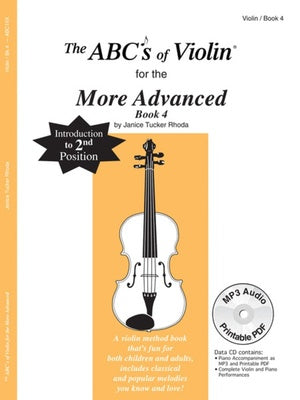 ABCS OF VIOLIN BK 4 MORE ADVANCED BK/CD