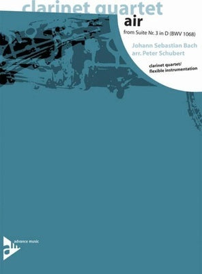 AIR FROM SUITE NO 3 D BWV 1068 CLARINET QUARTET