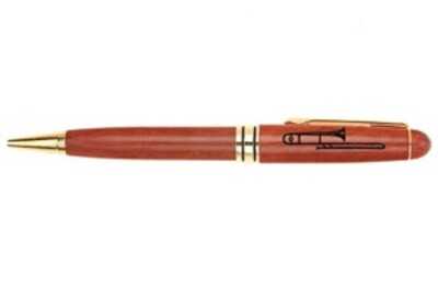 BALL POINT PEN TROMBONE ROSEWOOD