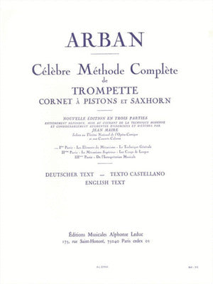 ARBAN - CELEBRATED METHOD VOL 1 CORNET/TRUMPET
