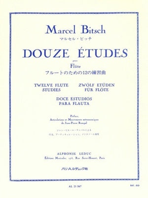 BITSCH - 12 ETUDES FOR FLUTE