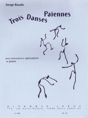 3 DANCES PAIENNES PERCUSSION/PIANO