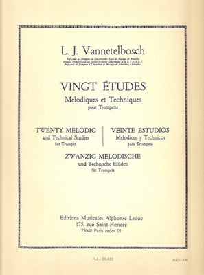 20 ETUDES MELODIQUES ET TECHNIQUES TRUMPET