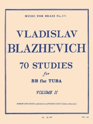 BLAZHEVICH - 70 STUDES FOR TUBA VOL 2