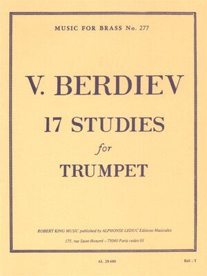 BERDIEV - 17 STUDIES FOR TRUMPET SOLO