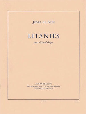 ALAIN - LITANIES POUR GRAND ORGAN
