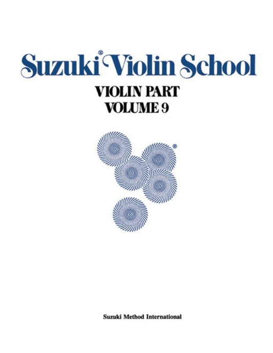 SUZUKI VIOLIN SCHOOL VOL 9 VIOLIN PART