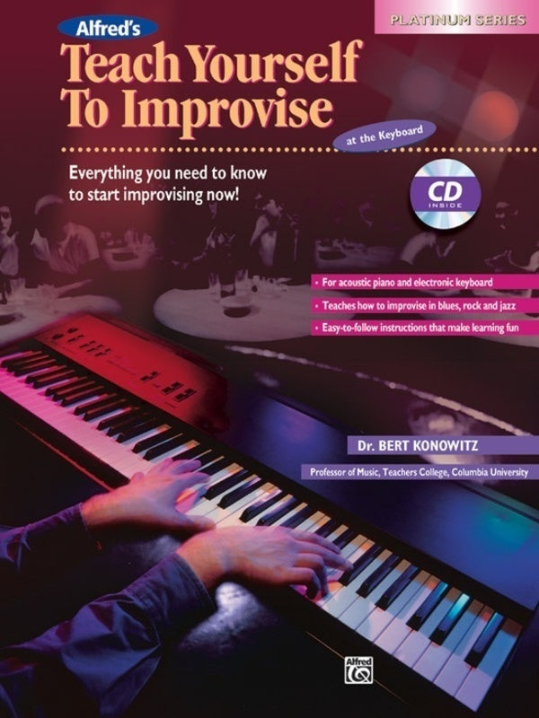 TEACH YOURSELF TO IMPROVISE AT THE KEYBOARD BK/CD