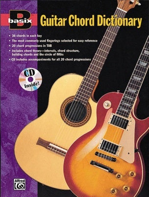 BASIX GUITAR CHORD DICTIONARY BK/CD