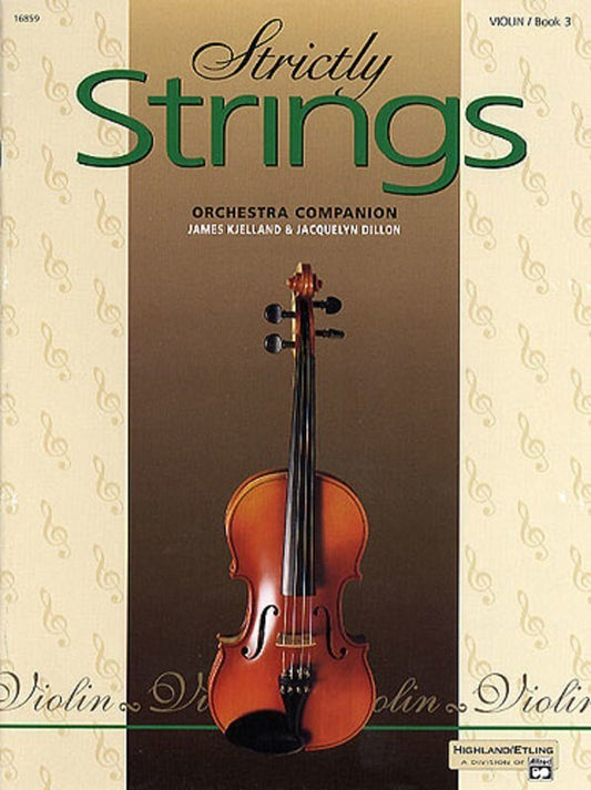 STRICTLY STRINGS BK 3 VIOLIN