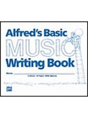 ABP MUSIC WRITING BOOK WIDE LINE STAVES 8X6 24PP