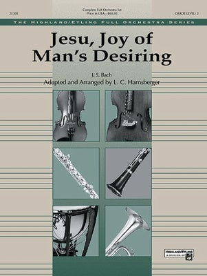 BACH - JESU JOY OF MANS DESIRING FO2 SC/PTS