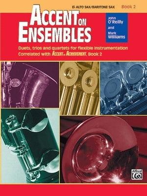 ACCENT ON ENSEMBLES BK 2 ALTO SAX/BARITONE SAX