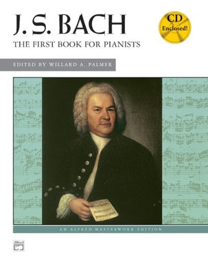 BACH - THE FIRST BOOK FOR PIANISTS BK/CD